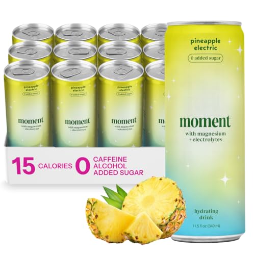 Moment Sparkling Electrolyte Drink (Pineapple) - Zero Added Sugar Electrolyte