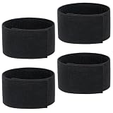 4 PCS Black Boot Straps, Elastic Ankle Straps...