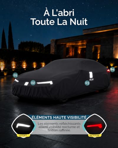 ARLUM Shield - Bache Anti Grele Voiture 5mm - Modele Top Protection – vue 7