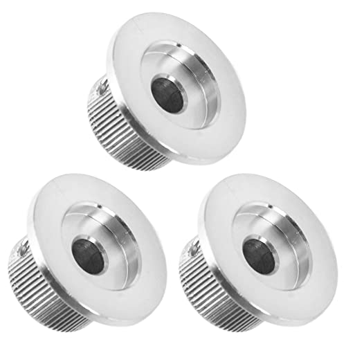 Botão de guitarra, 3 peças de botão de controle de volume de guitarra profissional de metal de super