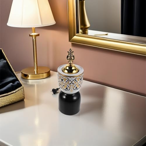 Brûleur de parfum blanc facile à nettoyer en céramique robuste - 8