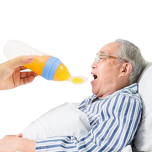 Self-Assist Anti Choking Device Beisto Spill Proof Drinking Cups with Anti-Choking Device for Adults Drinking Aids Feeding Cup for...
