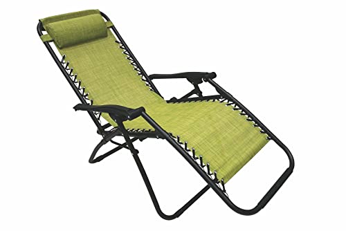 Chaise Gran Relax Rouge Galileo Casa Rio en texte pour jardin