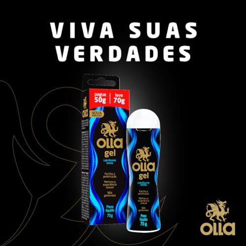 Olla Gel Lubrificante Íntimo Leve 70G Pague 50G