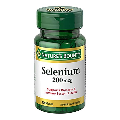 Nature's Bounty Selenium, 200 mcg, 100 Tablets Nature's Bounty Selenium, 200 mcg, 100 Tablets