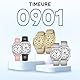 Sprechende Uhr, Funkwellen Steuerung, Sprachansage von Uhrzeit/Datum/Alarm, Stundenansage, Kein Aufladen nötig, Keine App erforderlich, Geeignet für Senioren/Sehbehinderte, TU-0901 (Silber, Herren)
