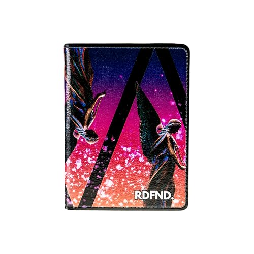SIMPLYMDRN Angels - RDFND Minimalist Passport Wallet - Credit Card Holder - Cool Wallet For Men - Faux Leather Thin Wallet - Ultra Slim