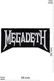  LipaLipaNa Megadeth Metalband Aufnäher Besticktes Patch zum Aufbügeln Applique