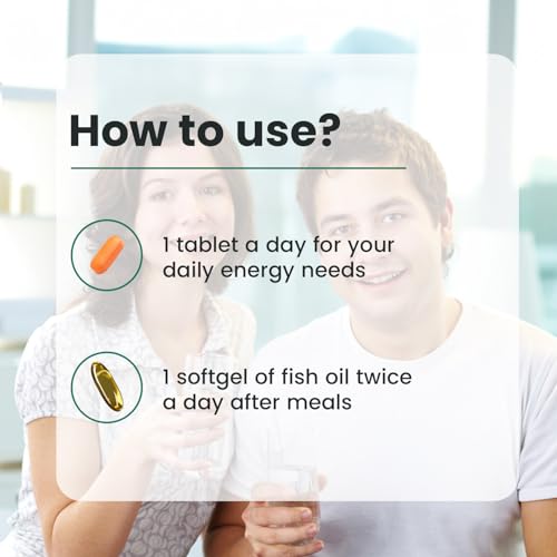 Image of Neuherbs Daily Vitamin Supplements Combo - Multivitamin + Fish Oil (Deep Sea Fish Oil 2500mg [60 softgel] + True Vitamin [60 tabs] - Immunity Combo)