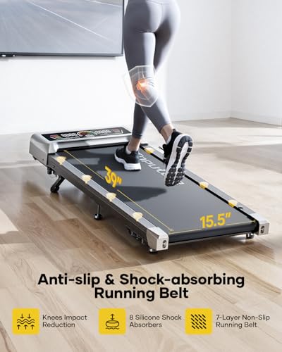 Standing treadmill desk