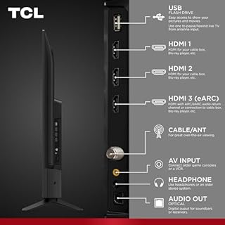 TCL Téléviseur intelligent Q6 QLED 4K UHD de 55 pouces avec Fire TV (55Q651F, modèle 2025) Dolby Vision, HDR PRO+, Dolby Atmos, Alexa intégrée avec télécommande vocale, compatibilité Apple AirPlay 2