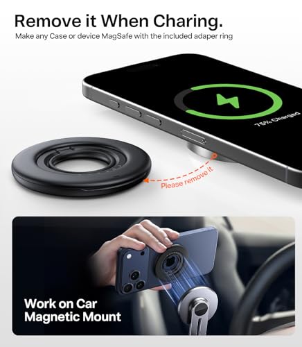 TORRAS Magnetic Stand Case & Magnetic Phone Grip Ring Holder Kickstand - image 8