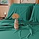 PETTI Artigiani Italiani - 4-teiliges Bettwäsche-Set für Doppelbett, weich und atmungsaktiv, Bettwäsche-Set mit Oberlaken, Spannbettlaken mit elastischen Ecken und 2 Kissenbezügen