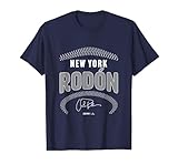 Carlos Rodón New York Baseball Name & Number (Front & Back) T-Shirt, Men, Navy Blue, Small