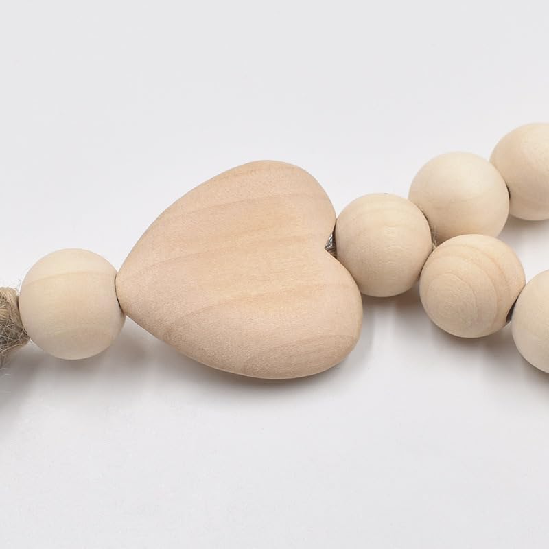Wood-Bead-Garland-Home-Decor-Farmhouse-Beads-for-ShelfMantleCoffeeLiving-RoomDining-Table-Centerpiece-DecorBoho-Wood-Prayer-Beads-with-Tassels-for-VaseWall-Hanging-1 Wood Bead Garland Home Decor Farmhouse Beads for ShelfMantleCoffeeLiving RoomDining Table Centerpiece DecorBoho Wood Prayer Beads with Tassels for VaseWall Hanging 1