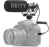 Deity V-Mic D3 Super-Cardioid Directional Shotgun Microphone with Rycote Shockmount for DSLRs,...