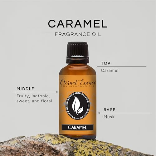 Image of Eternal Essence Oils Caramel 30ml Premium Fragrance Oil - for Candle, Soap Making, Aromatherapy, Diffusers, Home Care, & Humidifiers