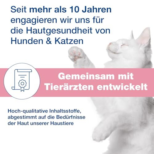 DOUXO S3 Calm Shampoo |für Hunde und Katzen | Pflege für juckende, gereizte und empfindliche Haut | hautberuhigend und feuchtigkeitsspendend | ideal für Allergiker & allergische Tiere | 200 ml