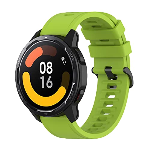 Tiggo Watch Strap Compatible for xiaomi watch S1 active,Silicone Wristband Adjustable Replacement Sport Strap