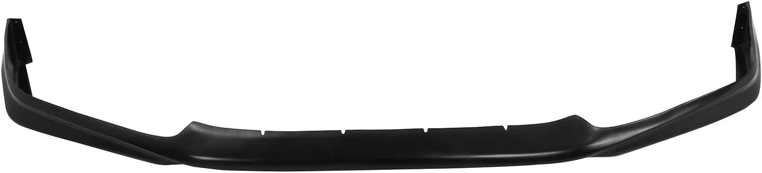 FREEMOTOR802® Front Bumper Lip Splitter Air Dam Chin Spoiler, Fits 2012 Honda Civic Si EX EX-L Sedan, MD Style Unpainted Black PU 1PC Lower Guard Protector Underbody Styling Trim