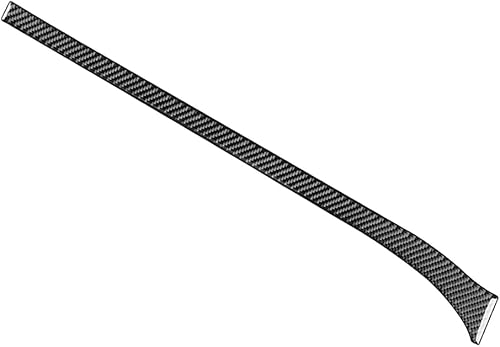 Miniatura 5 de Newsmarts Panel de tablero copiloto de fibra de carbono para lado derecho Kia lado derecho Forte Cerato K3 2019 2020 2021 2022 2023, negro