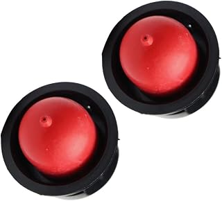Lot de 2 ampoules d'amorçage 1135106 pour tondeuse à gazon Hyundai HYM400P Pièce de rechange en plastique Pompe à carburant pour équipement de jardin Installation rapide Norme OEM Efficace
