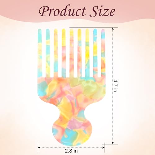 Peine Hair Pick de 4.7 pulgadas para cabello rizado miniatura 2