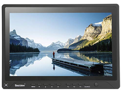 Bestview S10 4K フィールドモニター ?IPS 19201200 高解像度 ワイド視野角 ハードスクリーンテクノロジー使用 ?HDMI 4K 最大38402160 30Hz対応 3G-SDI イン&アウト