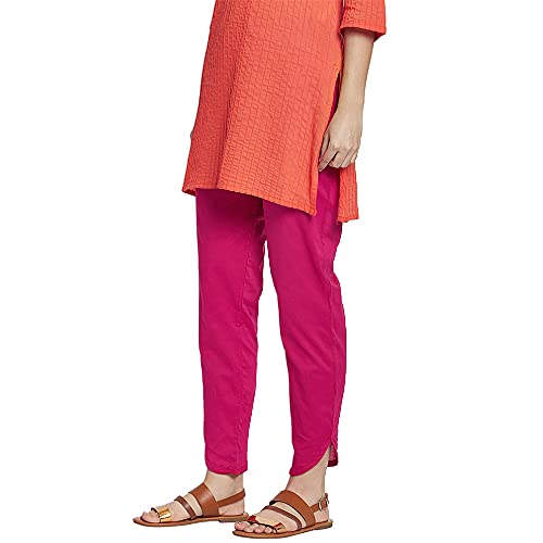 Image of GO COLORS Women Mid Rise Cotton Dhoti Pant