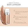 Yeweian Face Body Luminizer, Liquid Highlighter Makeup, Face Body Shimmer Glow Illuminator, Bronzer Smooth Shine Shimmer Liquid Foundation, Waterproof Moisturizing Body Highlighter