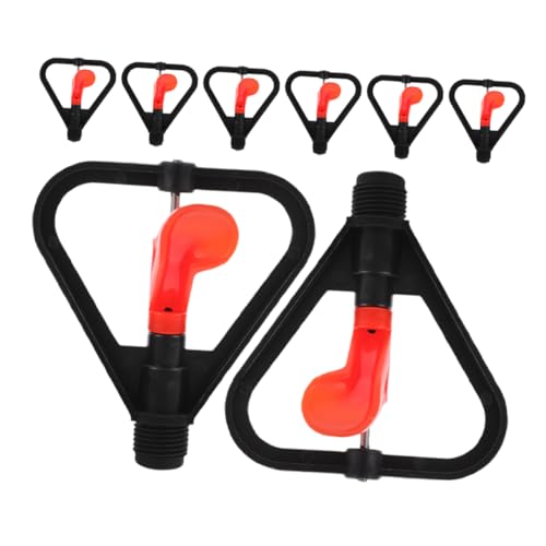ibasenice 8 Pcs Rotating Sprinkler Heads Nozzles for Efficient Watering for Garden and Lawn Irrigation