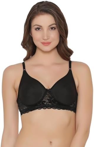 Clovia Women's Cotton Rich Non-Wired Spacer Cup T-Shirt Bra
