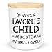 TEEZWONDER Mothers Day Gifts for Mom from Daughter Son - Favorite Child Vanilla Lavender Candle 10 oz - Dad Mom Birthday Gifts, Funny Gift for Grandma Grandpa, Scented Candles for Men Women