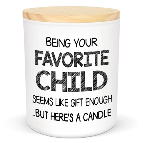 TEEZWONDER Birthday Gifts for Mom - Vanilla Lavender Scented Candle 10 oz