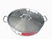 Produktbild FAGOR Gastronomie Edelstahl Pfanne mit Deckel PE Modell PP4508 Ø 45 cm 13,5L ROUND DISH WHIT LID PRACTICA 45x8,5 cm