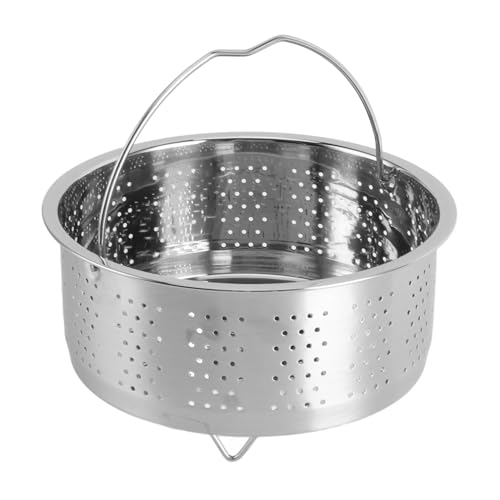 Cesta de, Cesta de de Acero Inoxidable Cesta de Vaporiza Cesta de de Vaporista para Olla para la Cocina Dim Sum Dumplings Bun (13.8 cm) (16,5 cm)