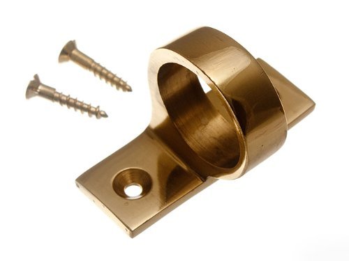Onestopdiy.com Brass Sash Window Lift Ring Type Sash Pull Handle Solid + Screws ( Pack Of 2 )