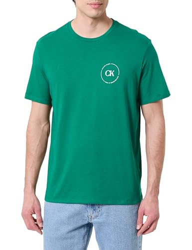 Calvin Klein Men's 30S EU Wholesale Jeans Graphics LV04RF801G Graphic Tees, Green, S