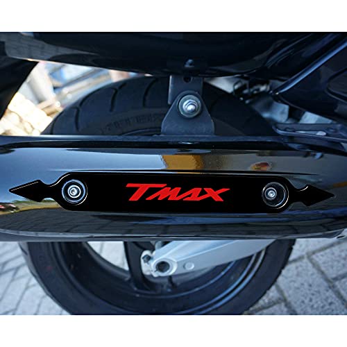 labelbike - Pegatina 3D Protección Escape TMAX 500-530 Escape Compatible con Yamaha T MAX 500-530 2008-2016