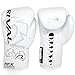 RIVAL Boxing RFX-Guerrero SF-H Lace-Up Sparring Gloves, Quilted Horsehair Padding, Laminated with a Low-Density Foam, White, 12 oz