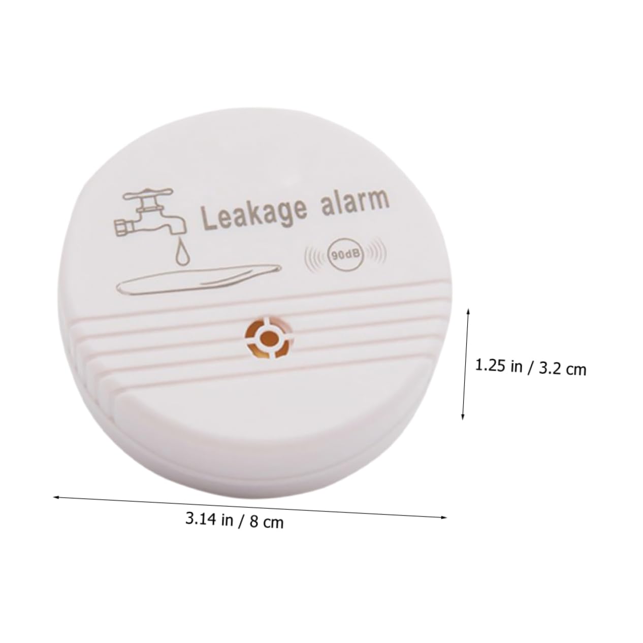 Homoyoyo 5St wassersensor wasserstandssensor Wasseraustritt-Alarm Water Leak Detector überlaufschutz Stecker automatisch Feuchtigkeit Cool Detektor für Keller Tropfwarnung für die Küche Abs