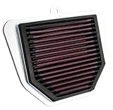 K&N Engine Air Filter: High Performance, Premium, Powersport Air Filter: Fits 2006-2015 YAMAHA
