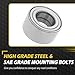 OWAYSAFE Front for 2007-2012 Dodge Caliber Wheel Bearing, for 2007-2017 Jeep Compass, Patriot, 2008-2015 Mitsubishi Lancer, 2007-2018 Mitsubishi Outlander, 11-18 Outlander Sport Replacement 2PC 510090