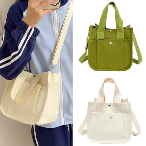 Womens Casual Messenger Bag Shoulder Bag Canvas Handbags Large Crossbody Bag3