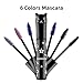 LGSZGDCN pink Mascara colored mascara Eyes Makeup Best Waterproof Fast Dry Eyelashes Curling Lengthening Eye Lashes Party Stage Use