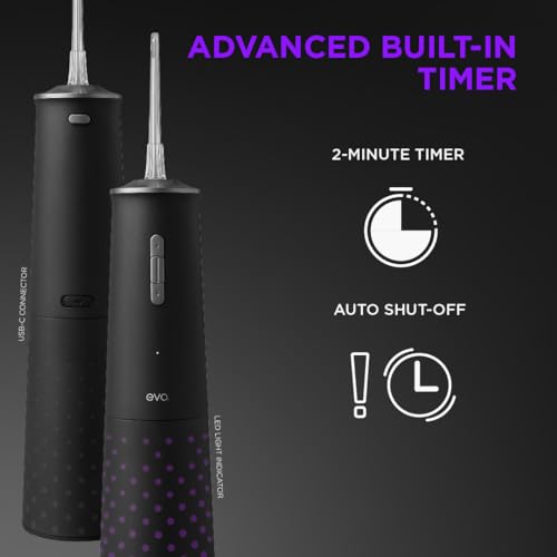 Hydropulseur Jet-1 EVO avec 5 embouts interdentaires et jet d'eau réglable