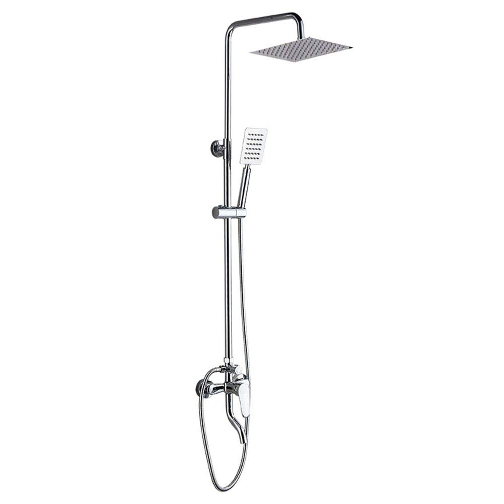 Ensemble de douche mitigeur salle de bain avec douchette et tête pluie