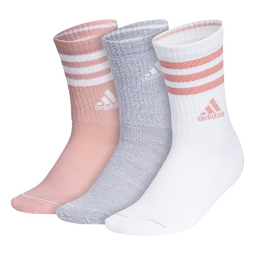 Image of adidas Cushioned Crew Socks 3-Pairs Durable & Comfortable