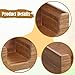 Amagogo Sticky Note Holder Notepad Holder Organizer Desktop Wood Memo Pad Dispenser for Desk Supplies Office