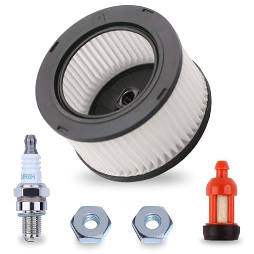 Hyceker MS462 Air Filter Tune Up Kit for Stihl MS462 MS462C Chainsaw Pleated Air Filter Spark Plug Bar Nuts Service Kit for Stihl MS 462 CM Chainsaws 1142 140 4402